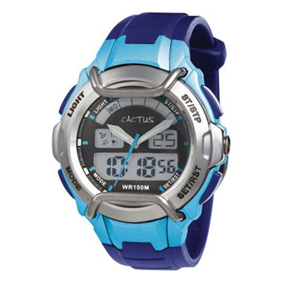 Cactus Challenger Kids AnaDigi Watch - Blue