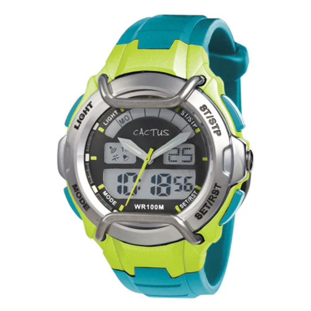 Cactus Challenger Kids AnaDigi Watch - Teal