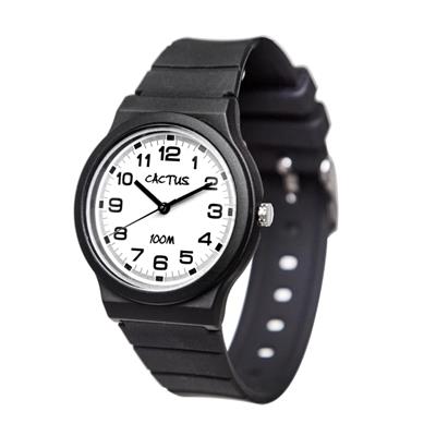 Cactus Classic Kids Waterproof Watch Black