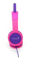 Cactus Comfort Kids Headphones Cat Ear Light up Pink/Purple