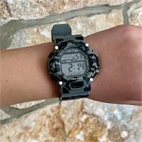 Cactus Explorer Kids Camouflage Digital Watch - Green Black