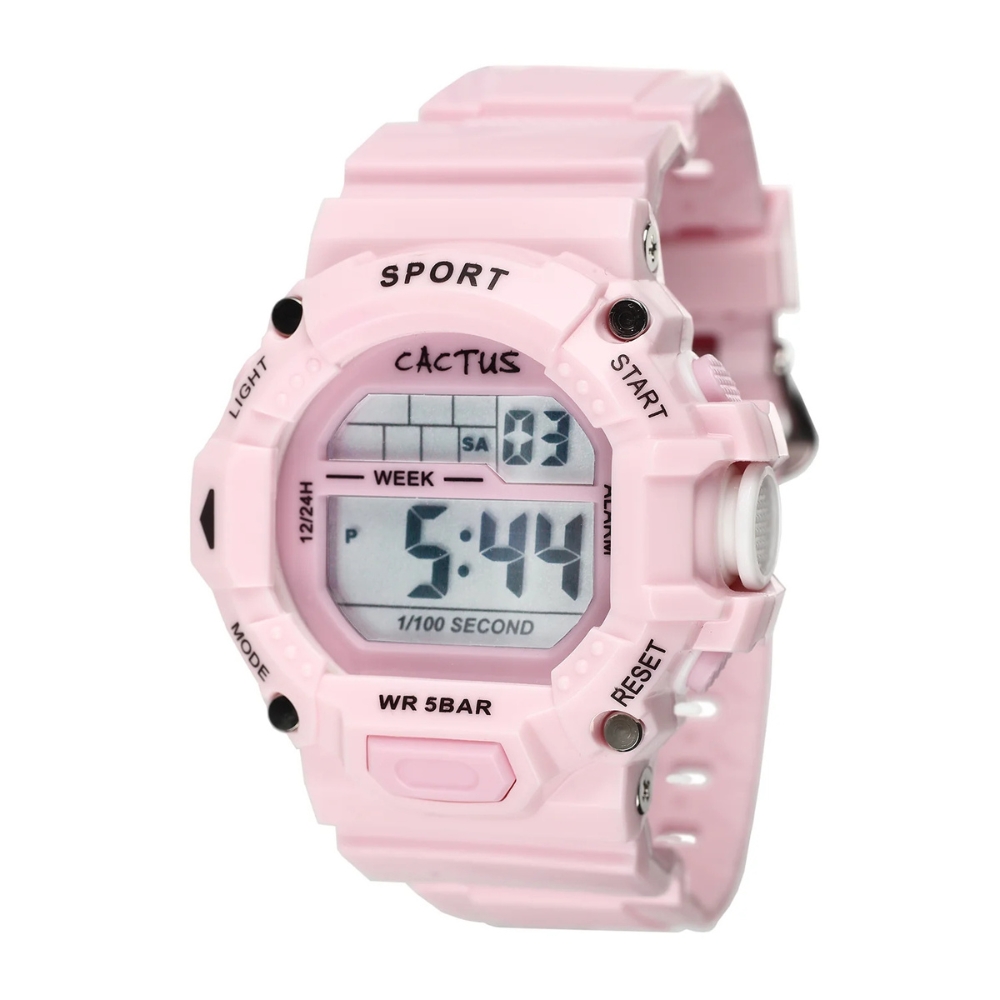 Cactus Explorer Kids Midsize Digital Watch - Pink