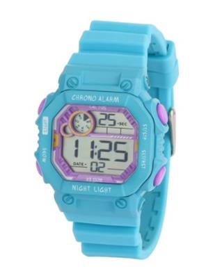 Cactus Fiesta Kids Digital Watch - Aqua