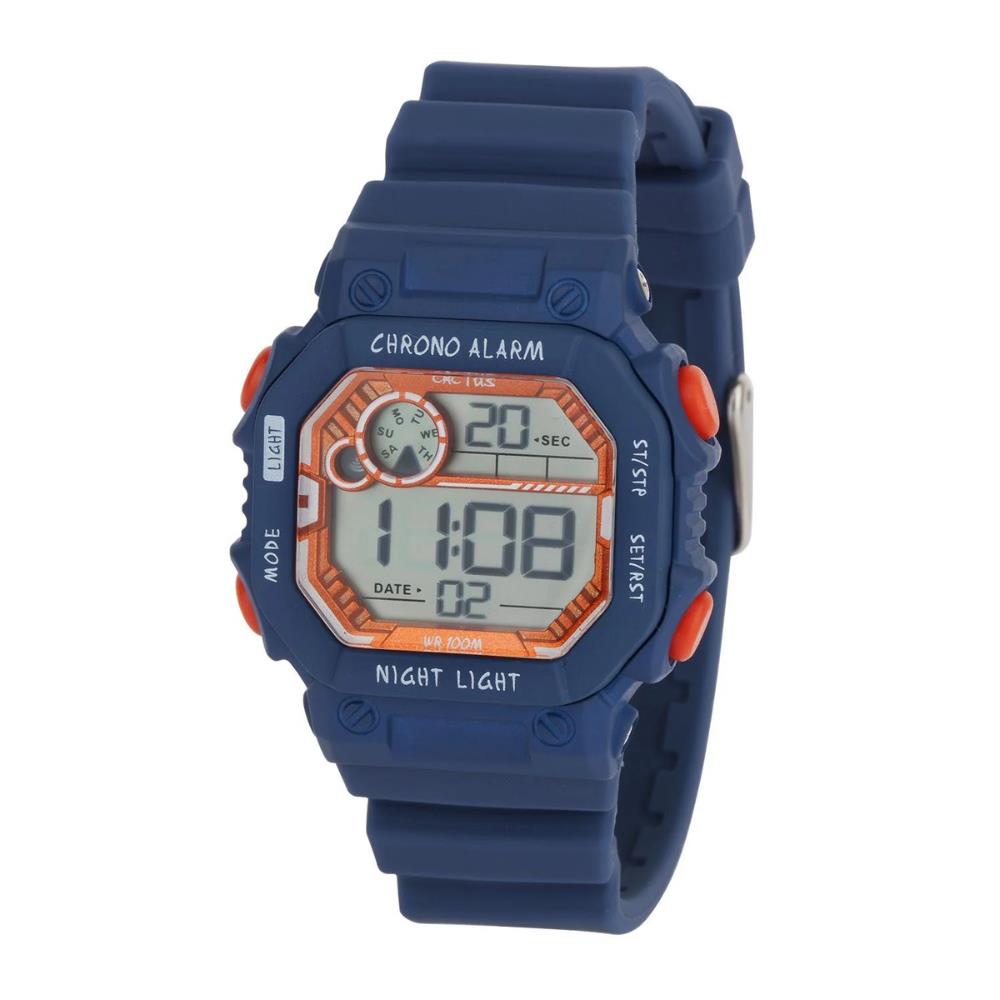 Cactus Fiesta Kids Digital Watch - Blue