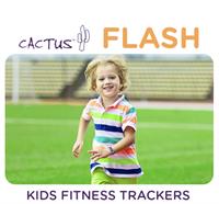 Cactus Flash Kids Fitness Activity Tracker Black