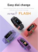 Cactus Flash Kids Fitness Activity Tracker Black