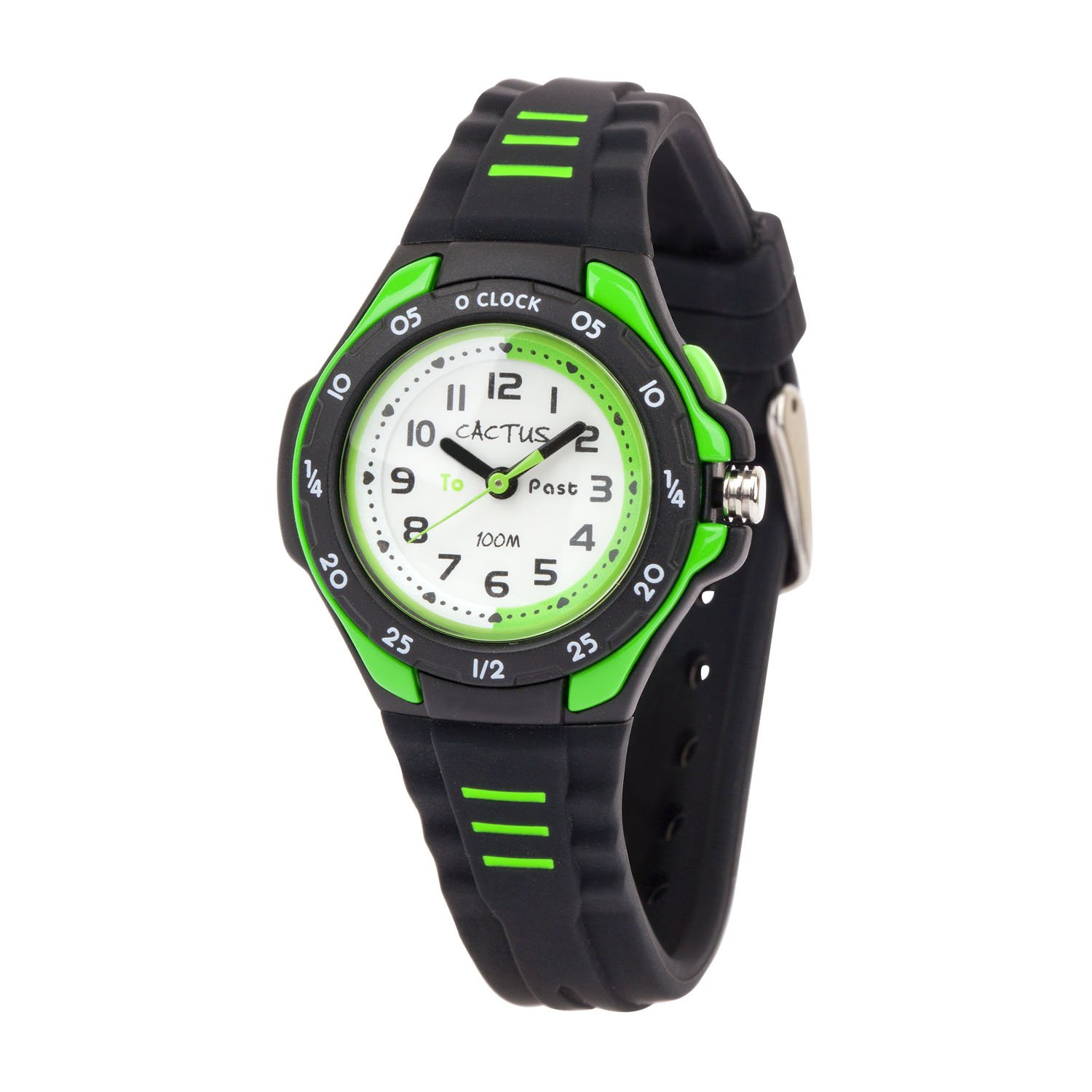 Cactus Mentor Time Teacher Watch Black