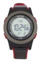 Cactus Shine Digital Watch - Black/Red trim