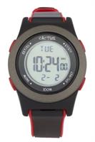 Cactus Shine Digital Watch - Black/Red trim