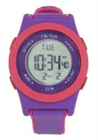 Cactus Shine Digital Watch - Purple/Pink trim