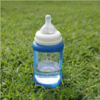 Cherub Baby Glass Baby Bottle - Wideneck 240ml (2pack)
