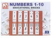 COKO Numbers Counting 1-10 Learning Bricks