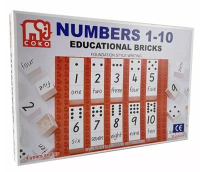 COKO Numbers Counting 1-10 Learning Bricks