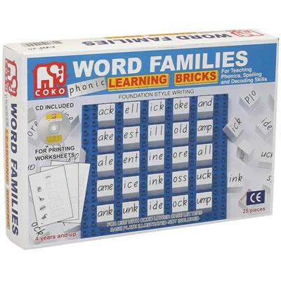 COKO Word Families Learning Bricks
