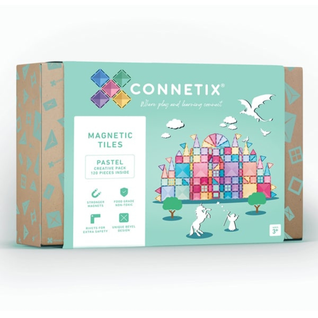 Connetix Pastel 120 Piece Creative Pack
