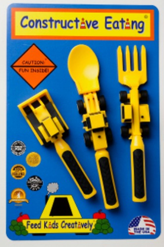 Construction 3-Piece Cutlery Set