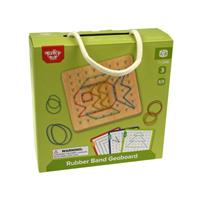 CREATIVE RUBBER BAND GEOBOARD PATTERN PUZZLE GAME