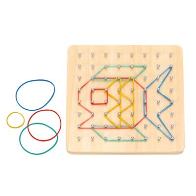 Creative Rubber Band Geoboard Pattern Puzzle Game