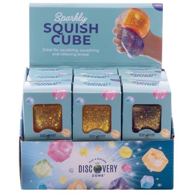 Discovery Zone Sparkly Squish Cube