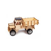 3D Wooden Solar Truck