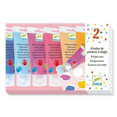 Djeco 6 Finger Paint Tubes