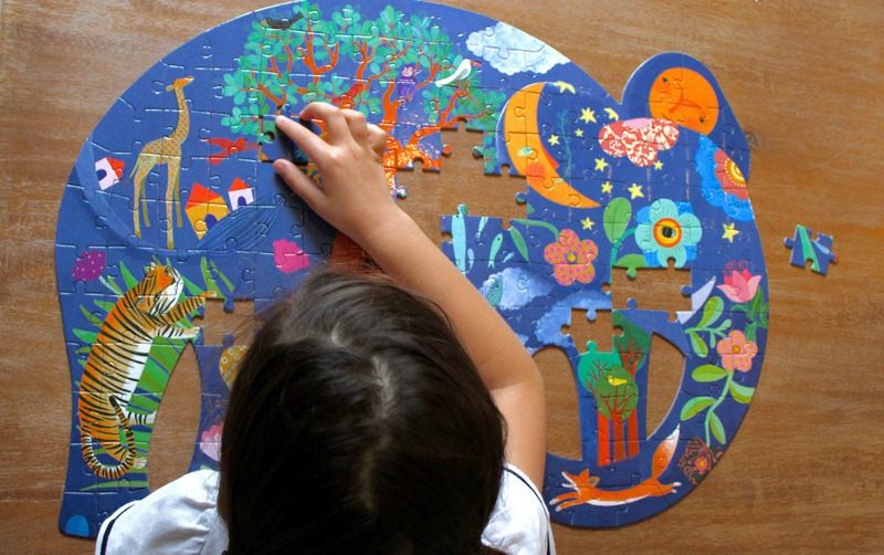 Djeco Elephant Art Puzzle 150pc
