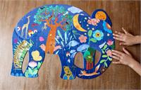 Djeco Elephant Art Puzzle 150pc