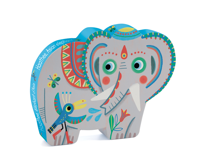 Djeco Haathee Asian Elephant Puzzle 24pc