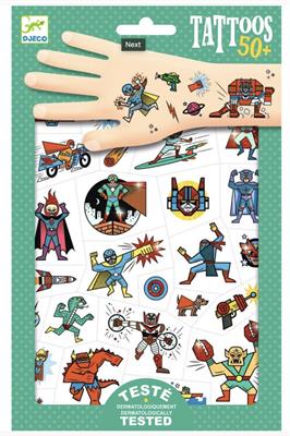 Djeco Heroes Vs Villains Tattoos