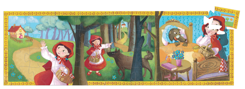 Little Red Riding Hood Silhouette Puzzle 36pc