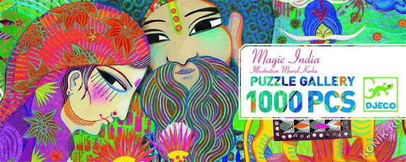 Djeco Magic India Gallery Puzzle 1000pcs