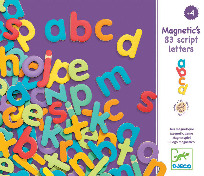 Djeco 83 Magnetic Lowercase Letters