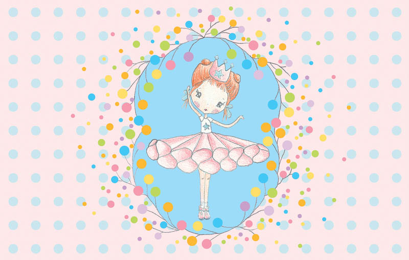 Djeco Music Box - The Ballerina's Song (lid pattern)