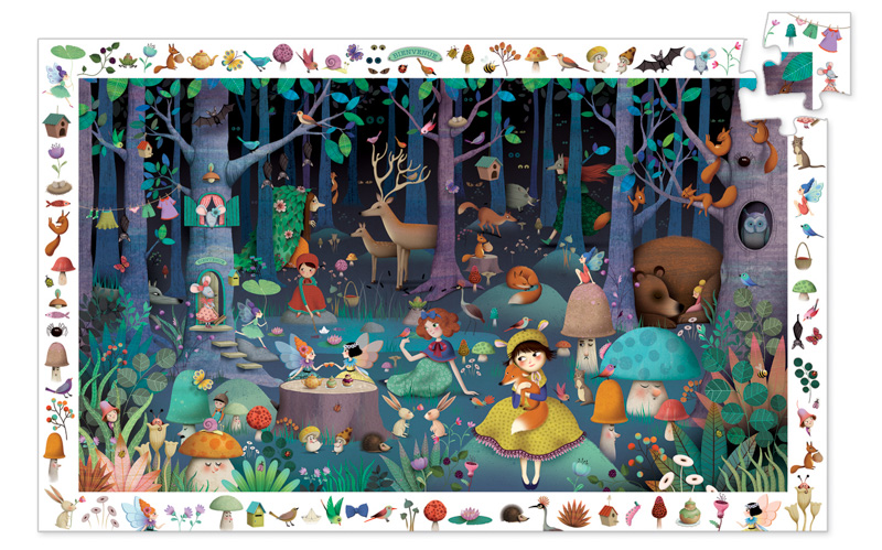 Djeco Observe Enchanted Forest 100pc