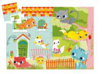 Djeco - Pachat the Cat and Friends 24pc Floor Puzzle