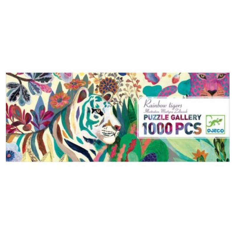 Djeco Rainbow Tigers Puzzle 1000pcs