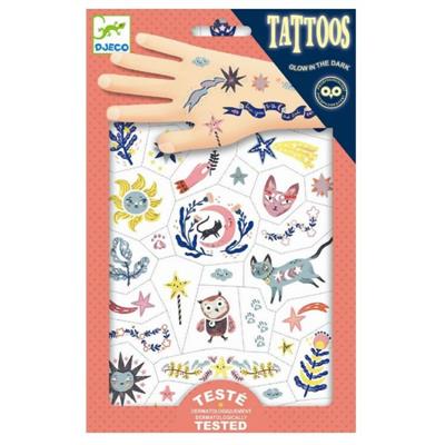 Djeco Sweet Dreams Glow in the Dark Tattoos