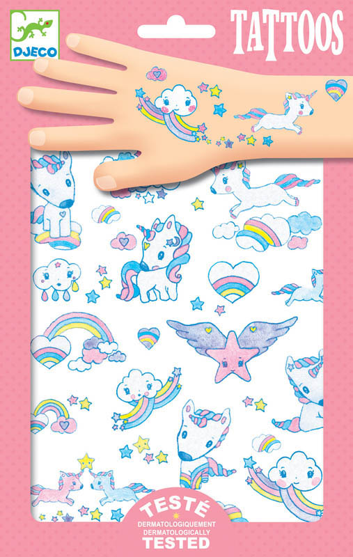 Djeco Unicorn Tattoos