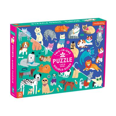 Double Sided Puzzle 100Pc Cats & Dogs