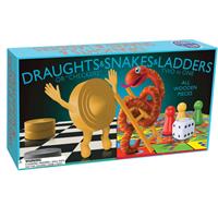 Draughts & Snakes & Ladders Board Game 1