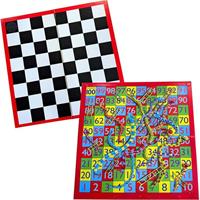 Draughts & Snakes & Ladders Board Game 3