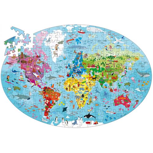 Earth 205pc Oval Puzzle and Book