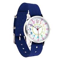 EasyRead Time Teacher Past/To Rainbow Face Watch NAVY