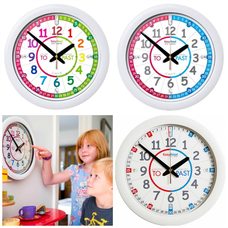 Tell the time in 3 simple steps - EasyRead Time Teacher