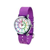 EasyRead Waterproof Time Teacher Past/To Watch - Rainbow Purple strap