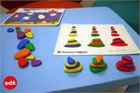 Edx Education Rainbow Pebbles Activity Set