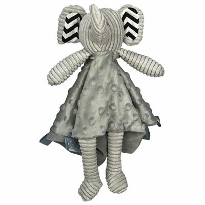 Elephant Baby Comforter Blanket Grey