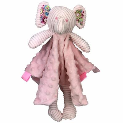 Elephant Baby Comforter Blanket Pink