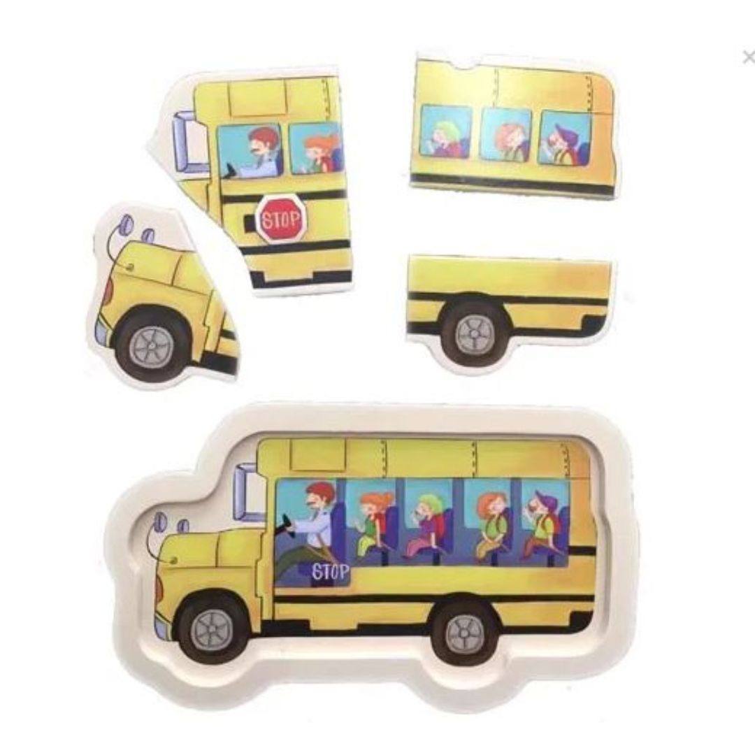 Elka Wooden Bus Puzzle