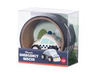 Emergency Rescue - Police Car & Reusable Road